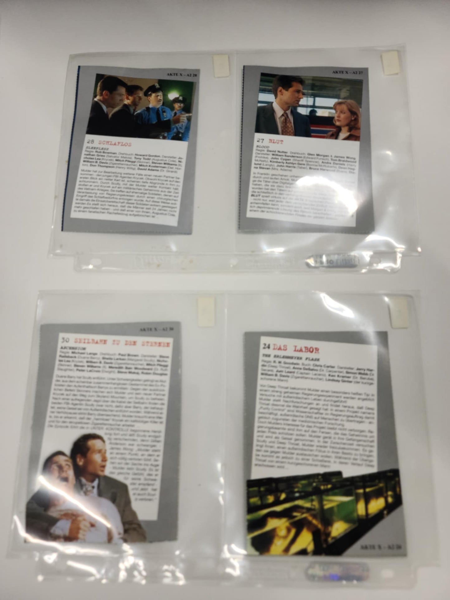 X-Files - International Tear Out Collector Cards