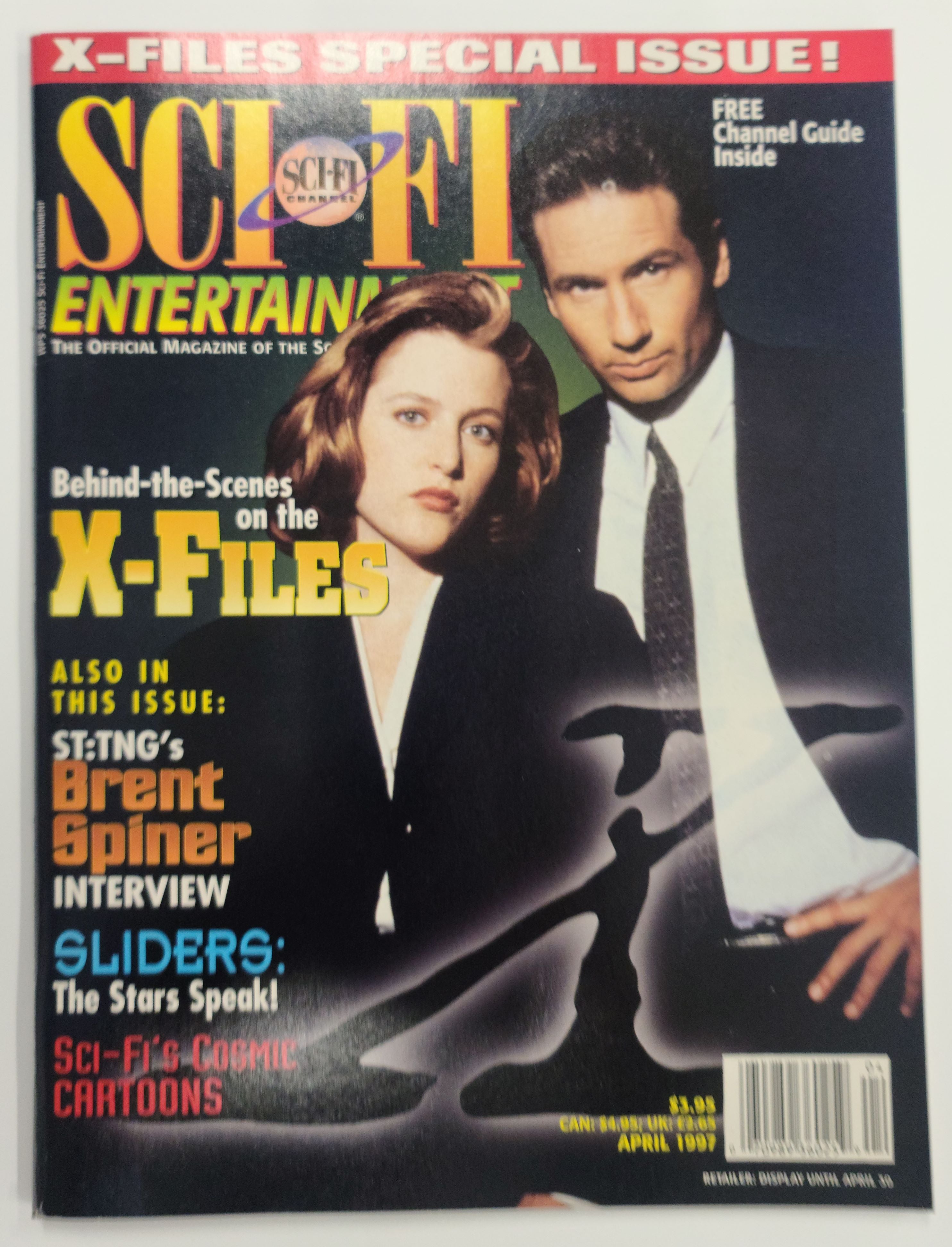 Sci Fi Entertainment Magazine David Duchovny, Gillian Anderson Cover