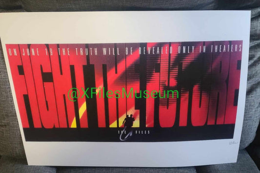 The X-Files FIGHT THE FUTURE Concept Art Print 13" x 19" Poster Print - 105