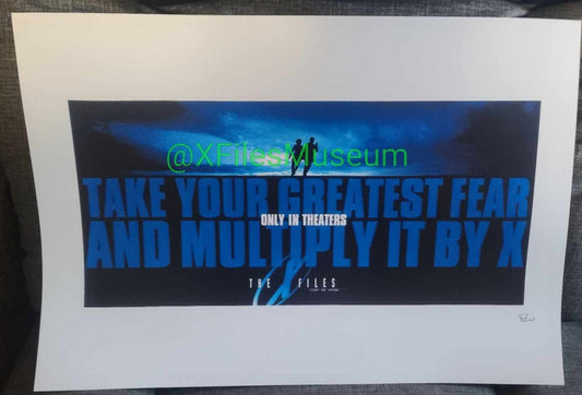 The X-Files FIGHT THE FUTURE Concept Art Print 13" x 19" Poster Print - 107
