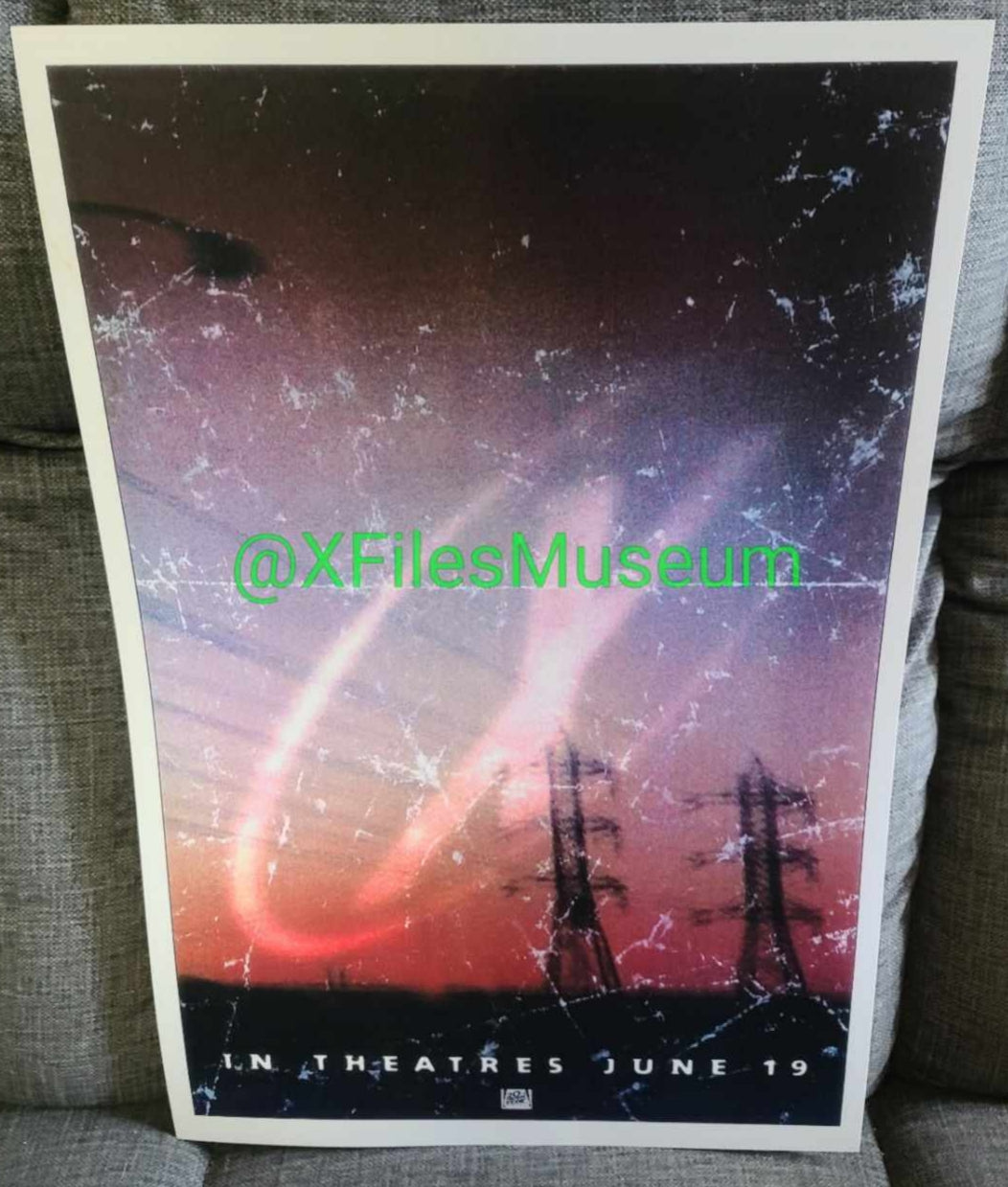 The X-Files FIGHT THE FUTURE Concept Art Print 13" x 19" Poster Print - 90