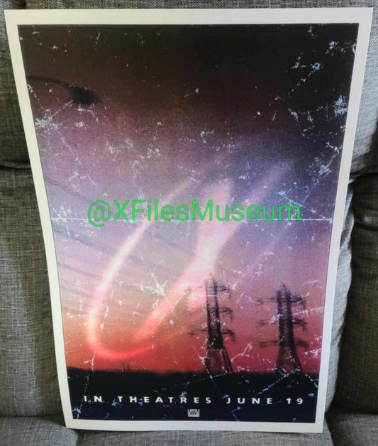 The X-Files FIGHT THE FUTURE Concept Art Print 13" x 19" Poster Print - 90