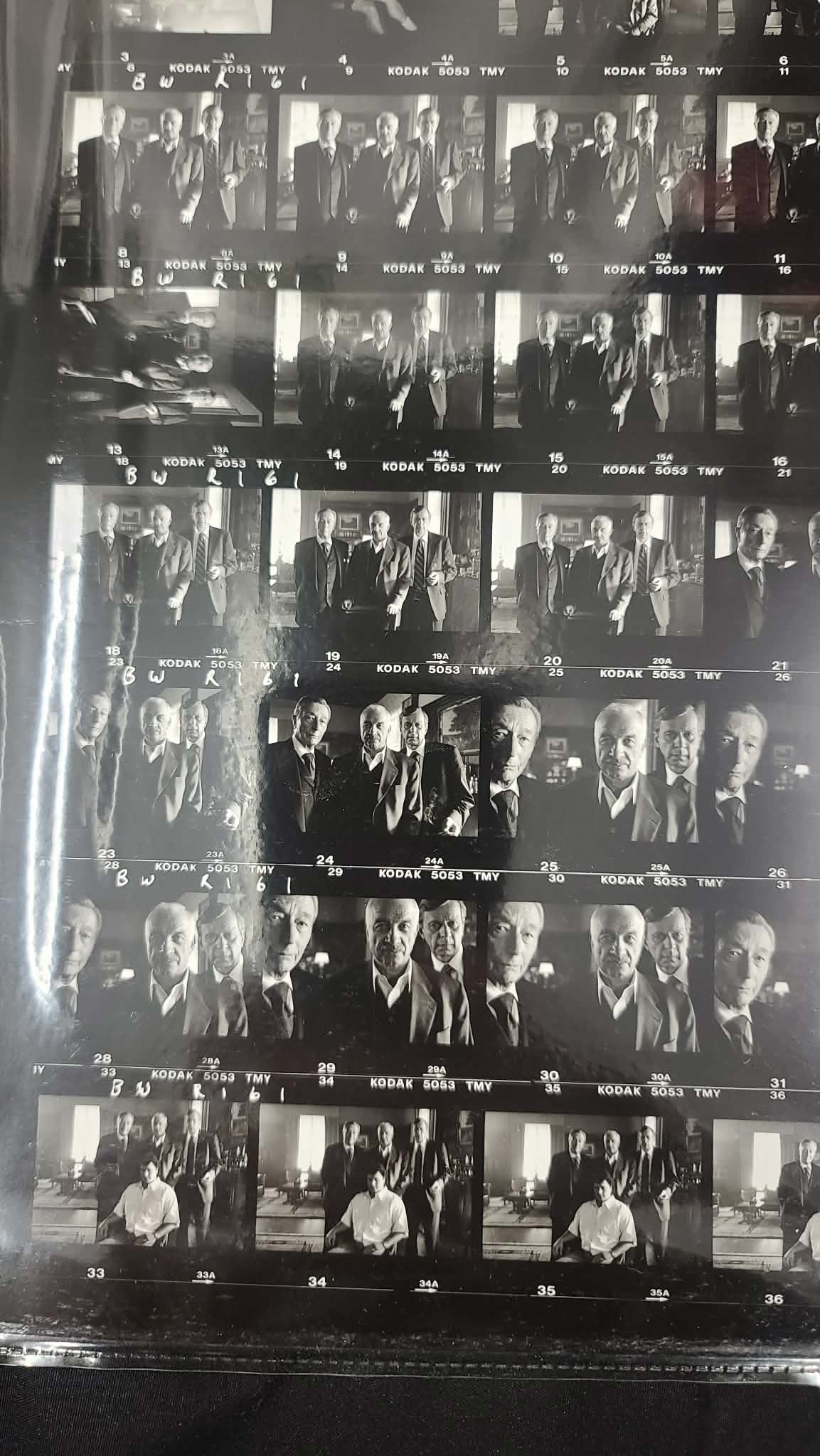 *X-Files- Original Production Used Contact Sheet - FIGHT THE FUTURE (BLACKWOOD) - Syndicate