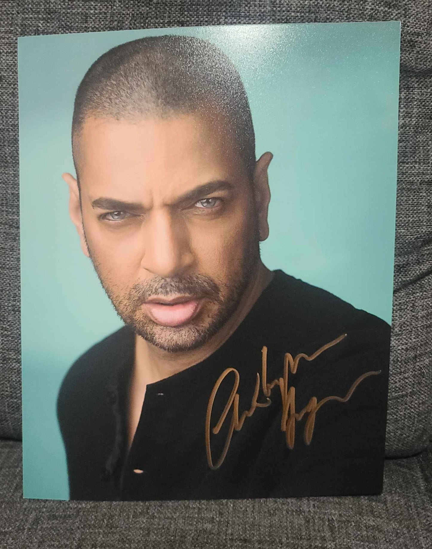 Signed by Christopher Logan -Season 10 "Founders' Mutation." -8"x10" Photo -