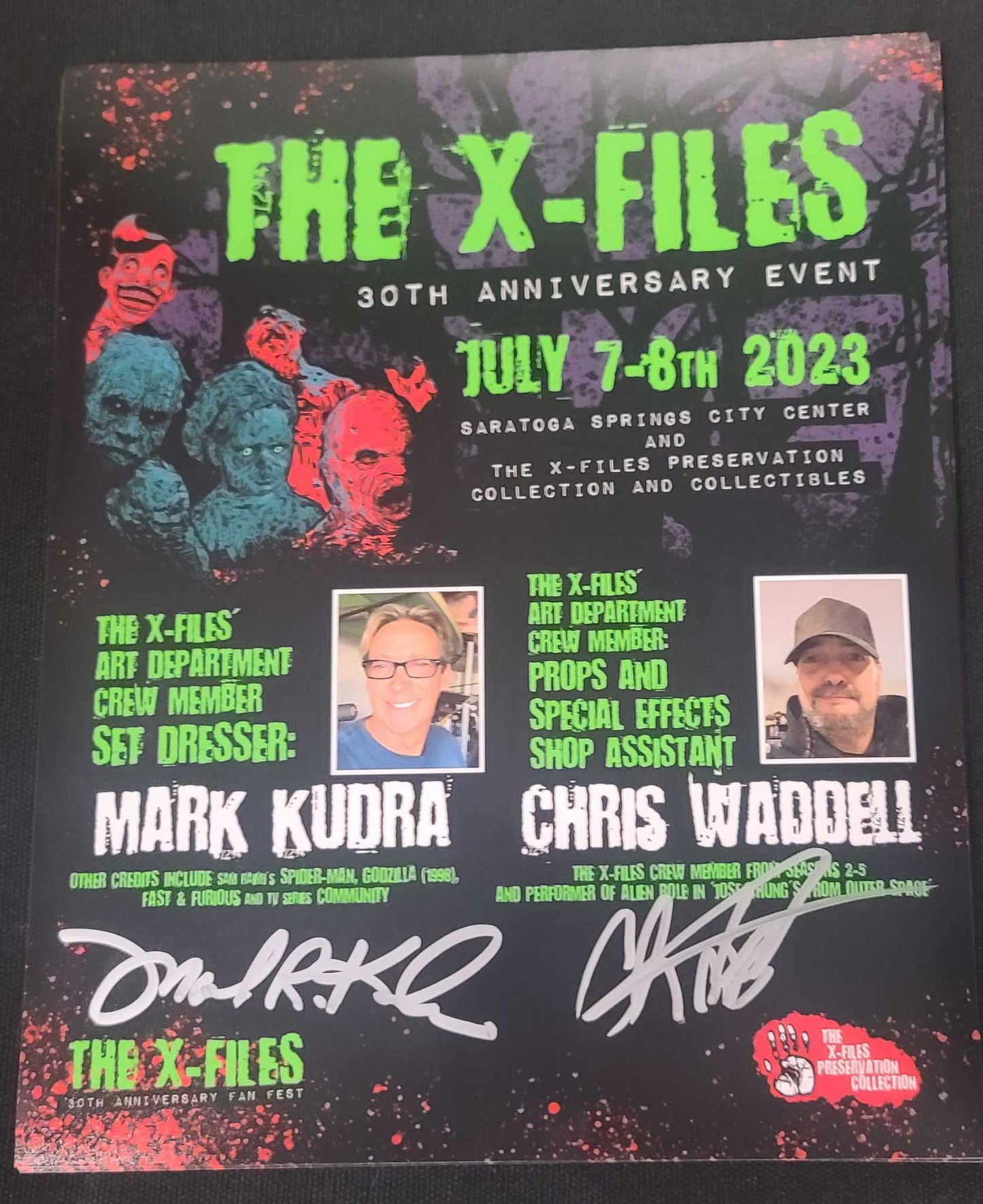XFP Fan Fest Poster Print - Autographed by Mark Kudra and Chris Waddell
