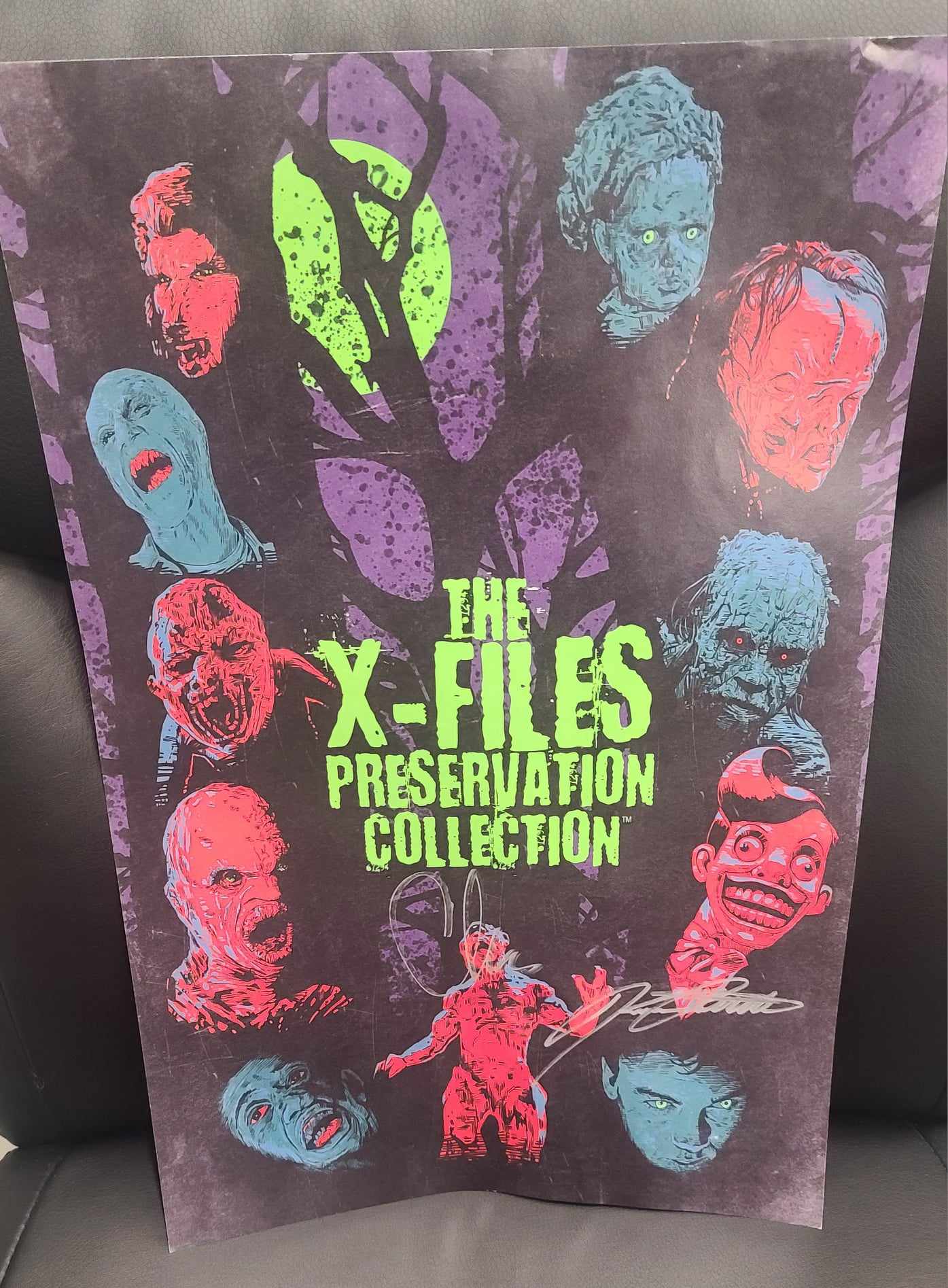 XFP Key Art Poster Print - Signed by Chris Carter and Keith Arbuthnot *(Mr. Chuckleteeth)