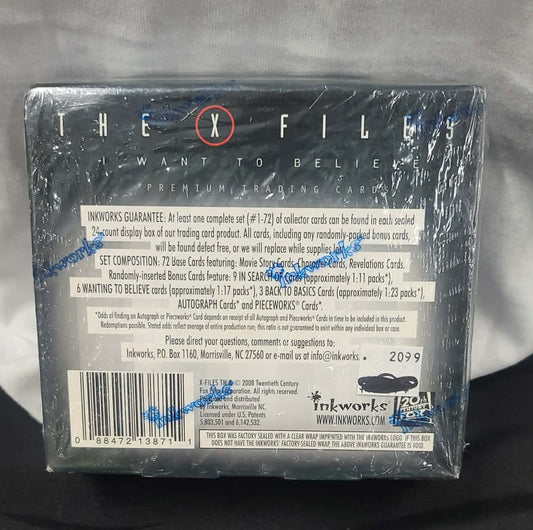 *X-Files- I WANT TO BELIEVE Movie Trading Cards SEALED **RARE**