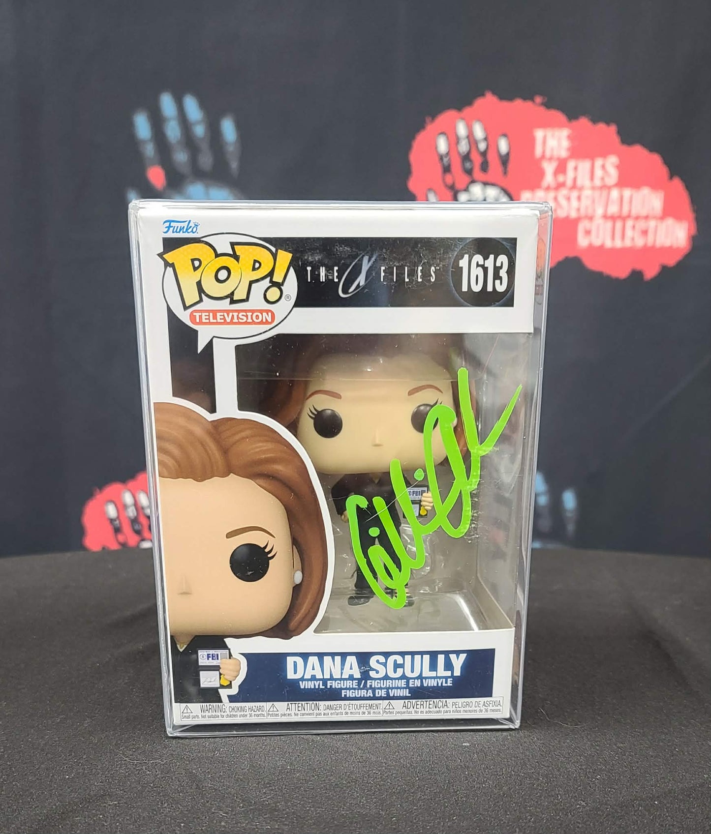 *X-Files- Gillian Anderson Autographed - Dana Scully POP #1613