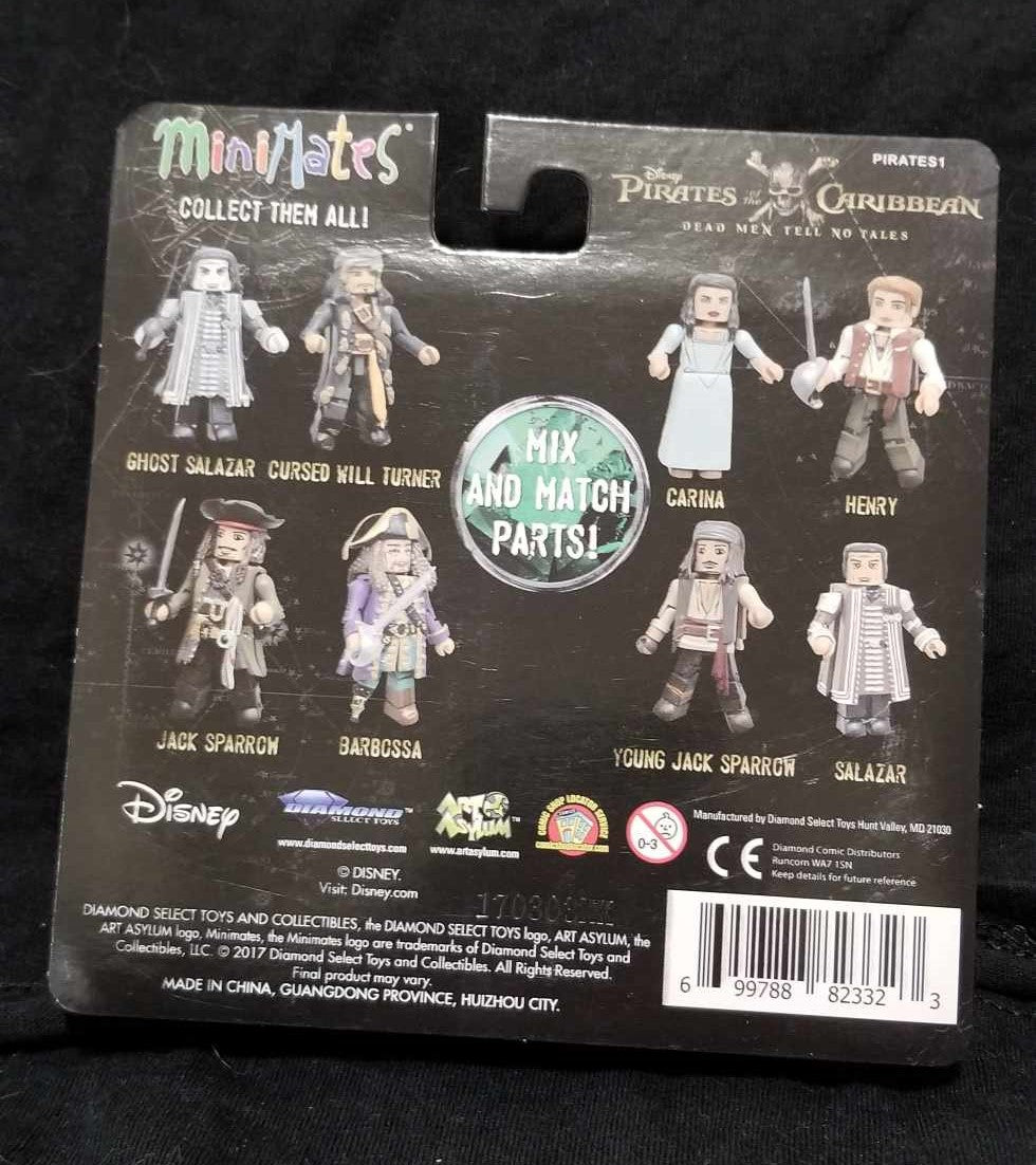 Minimates 2 pack- Aliens, Nightmare Before Christmas, Pirates of the Caribean, The Walking Dead,