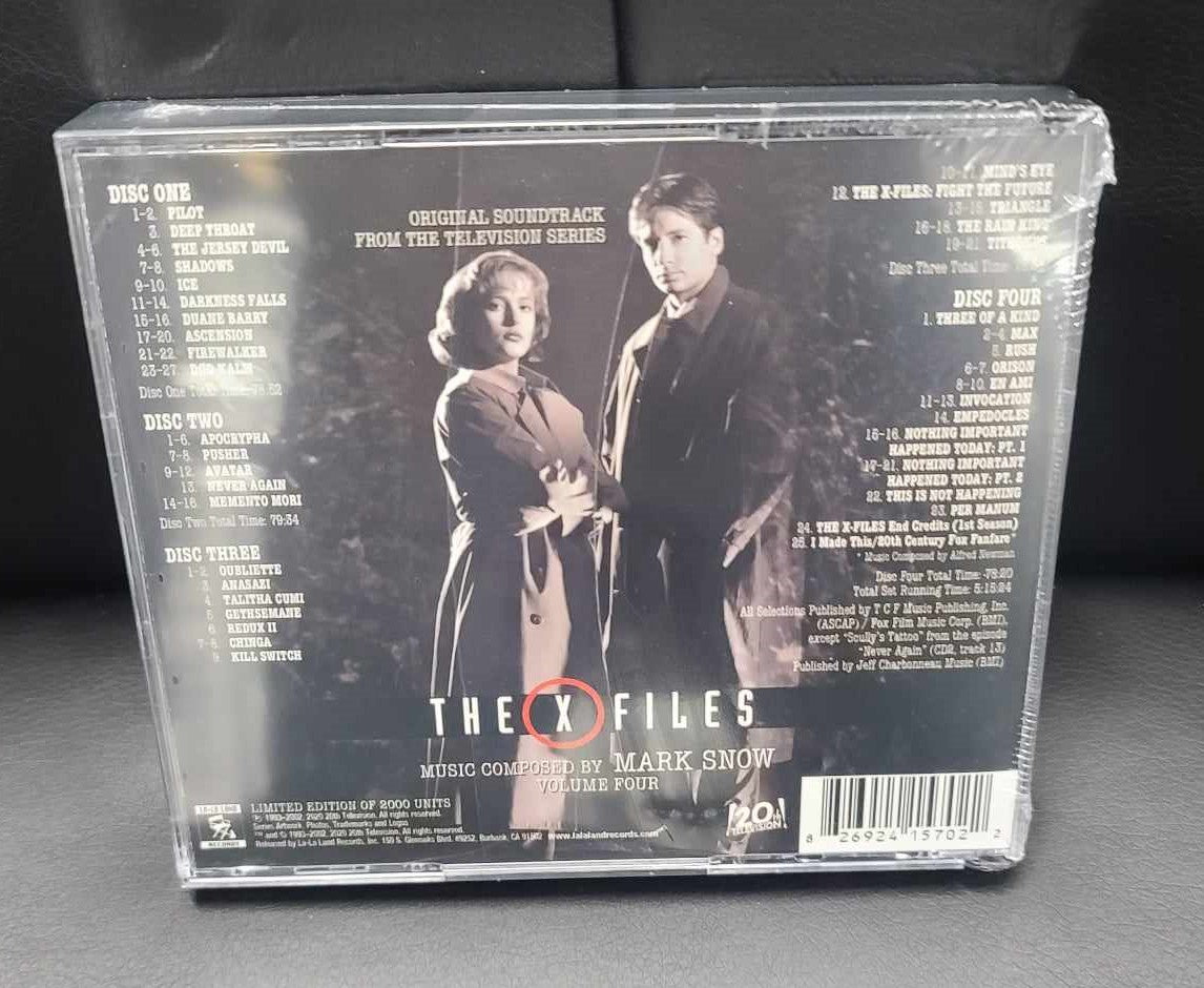 Xfiles Soundtrack vol 4 Mark Snow