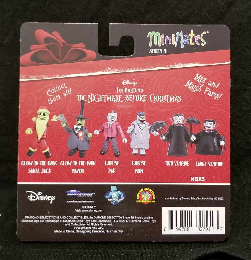 Minimates 2 pack- Aliens, Nightmare Before Christmas, Pirates of the Caribean, The Walking Dead,
