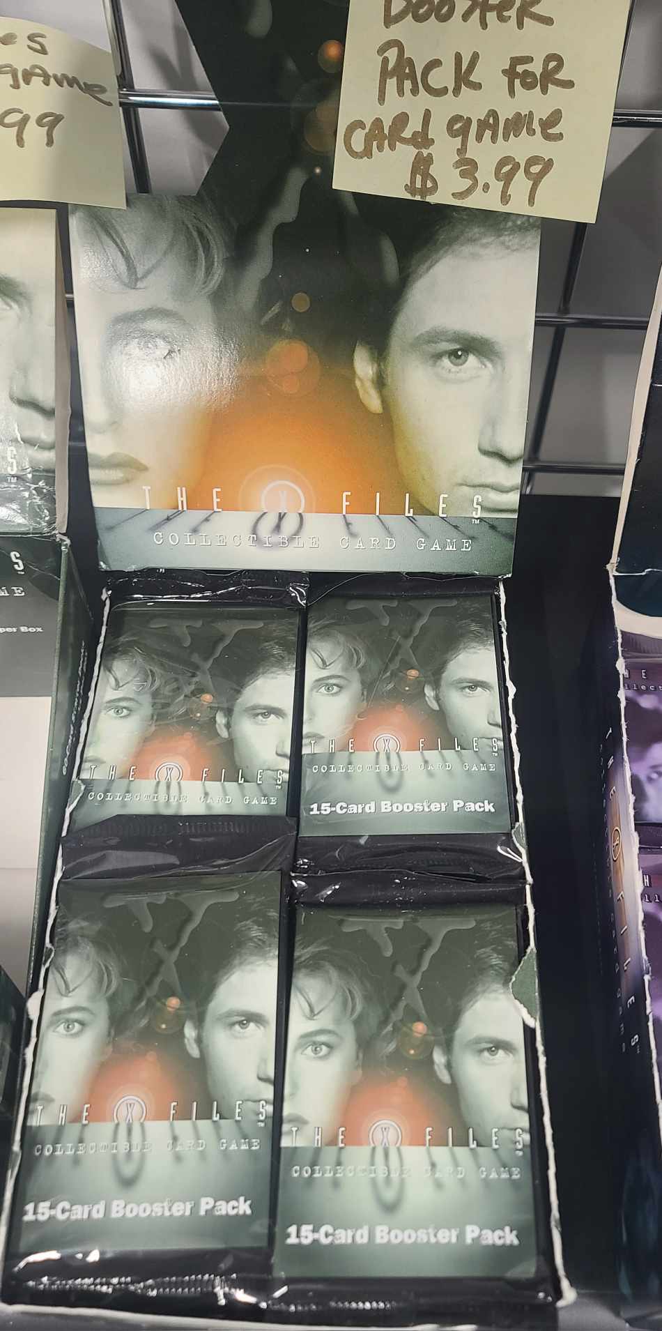 The Xfiles - Truth is Out There CCG booster packs.