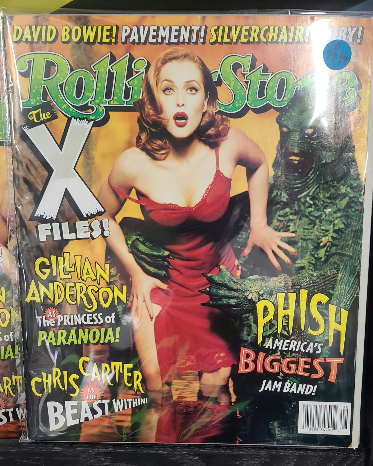 Rolling Stone Magazine -Gillian Anderson /Creature of Black Lagoon Cover