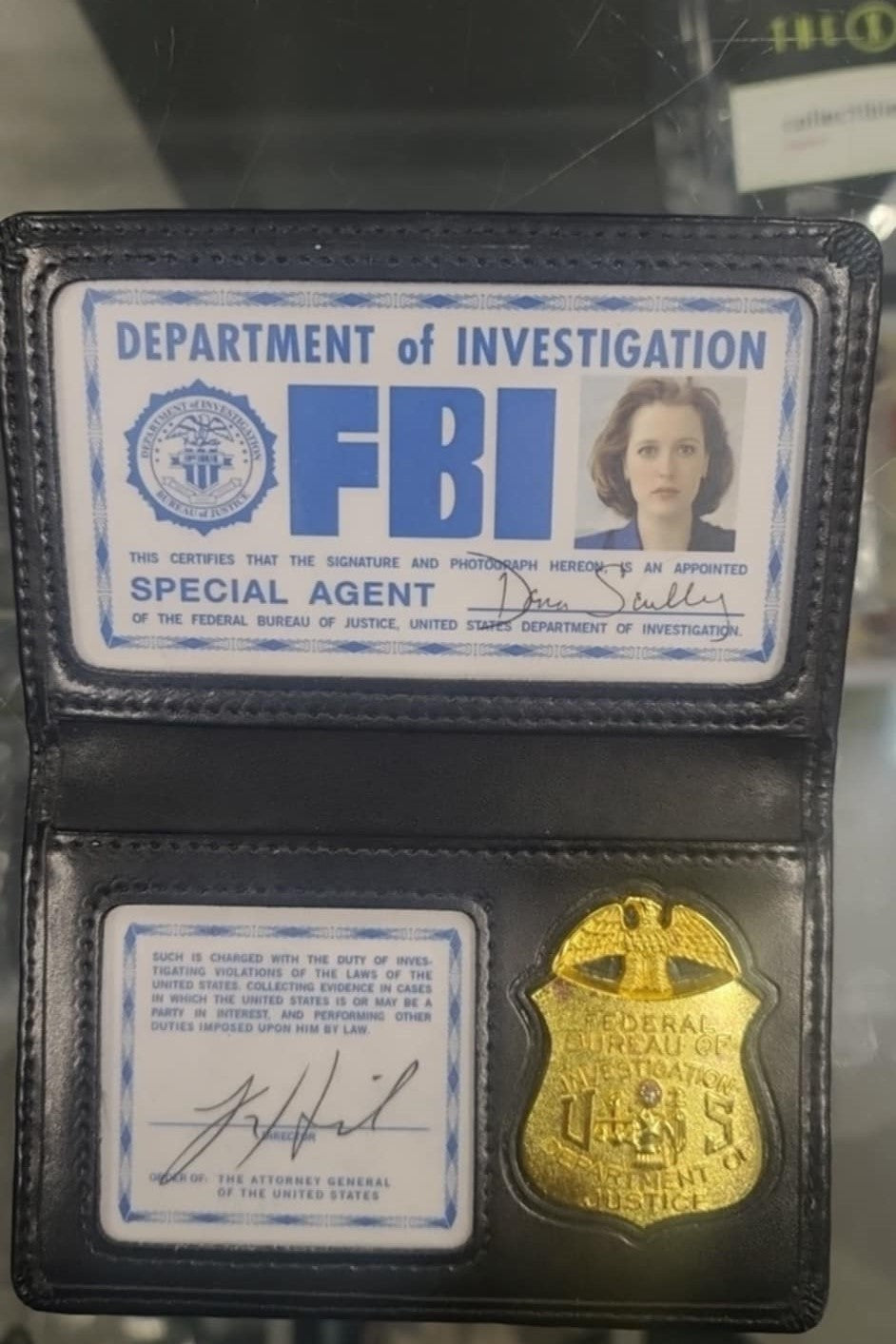 X-Files - Special Agent Dana Scully Wallet Badge - Cosplay