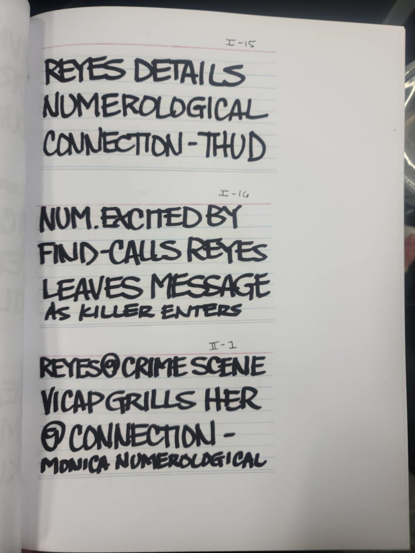 THE X-FILES Storyboard Card Sheets - Episode "IMPROBABLE"
