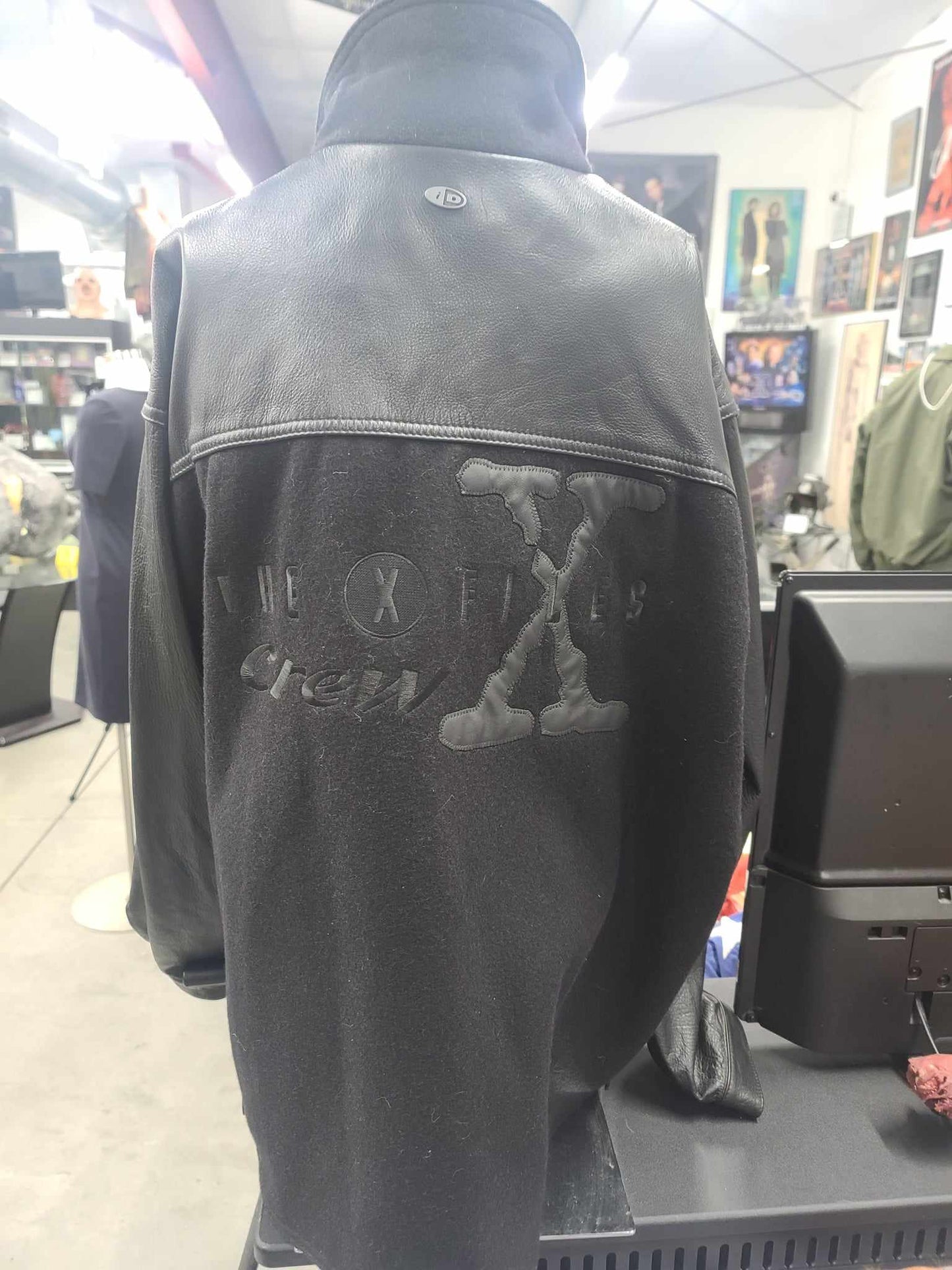 The X-Files Wool and Leather Crew Jacket