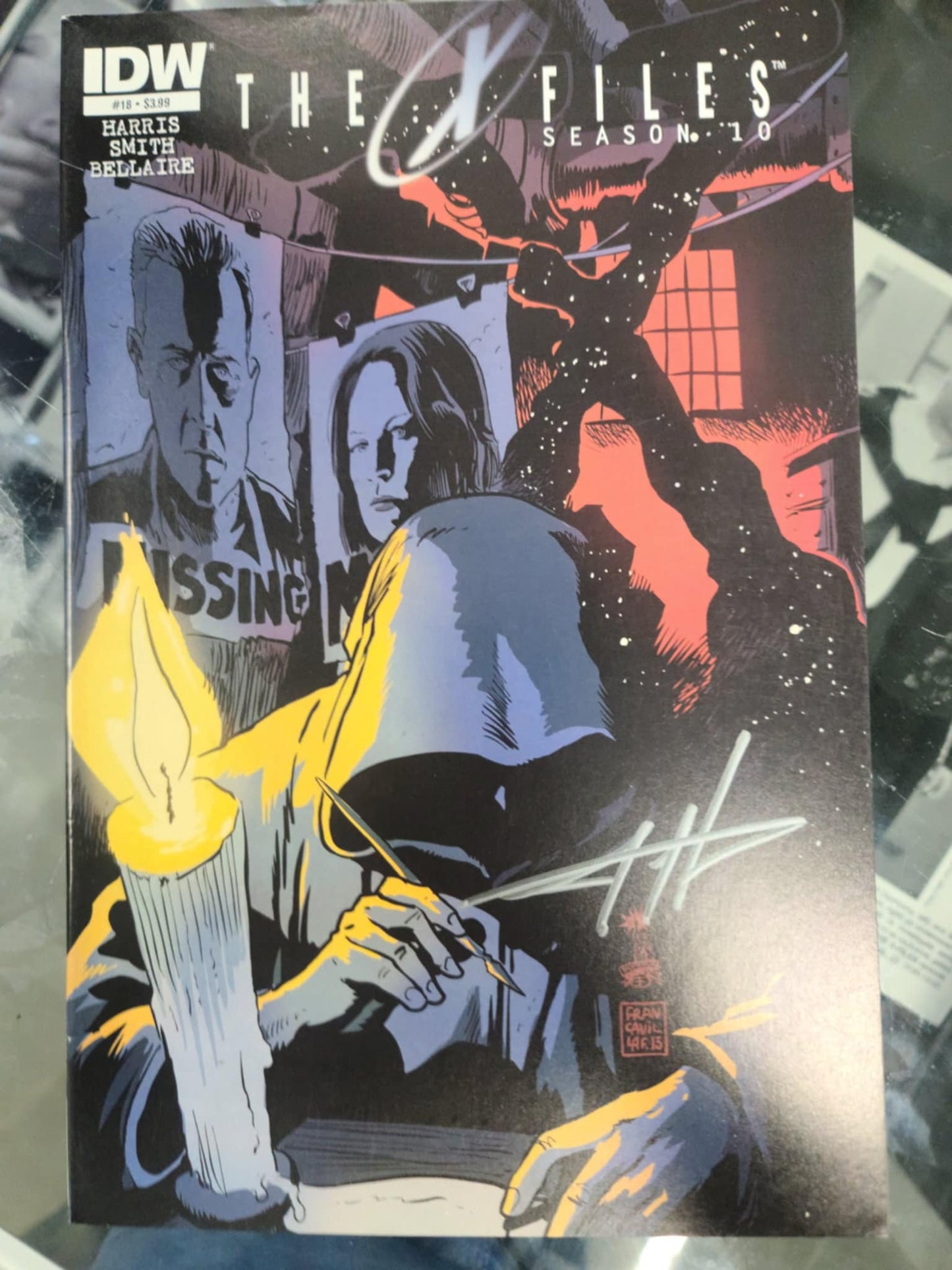 X-Files Season 10 Comic #18 - IDW - Autographed by Joe Harris