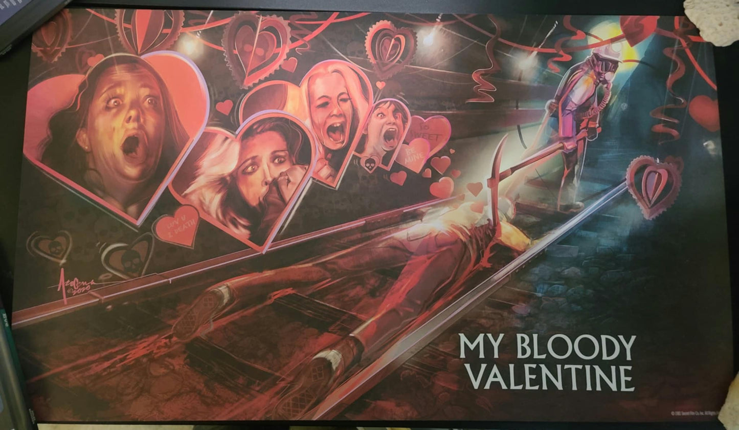 MY BLOODY VALENTINE -Scream/Shout Factory Limited Blu-ray and 4K Release Poster -Horror