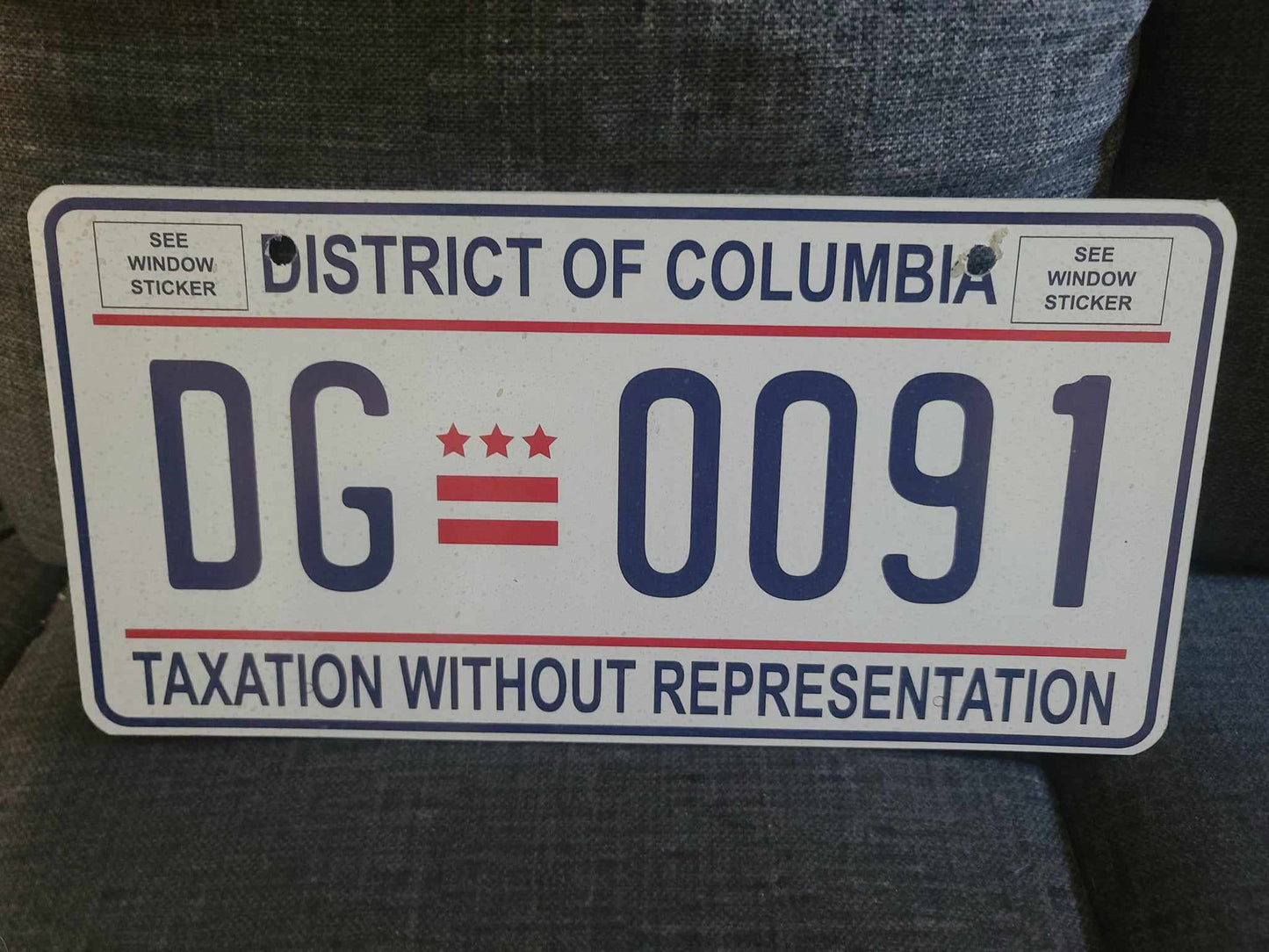 Production Used License Plate - Season 10