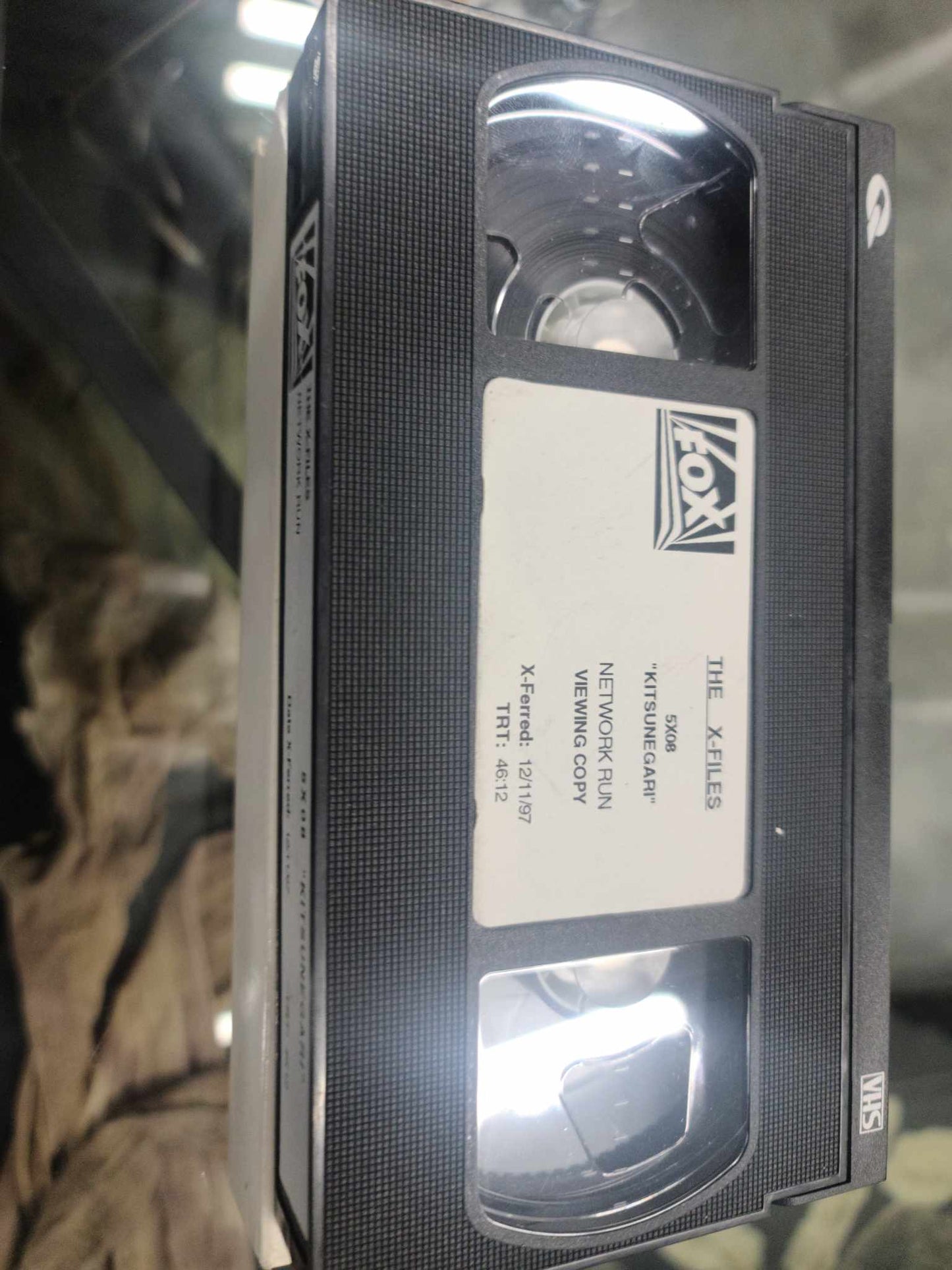 The X-Files Episode "Kitsunegari" network viewing tape (VHS) - VERY RARE!