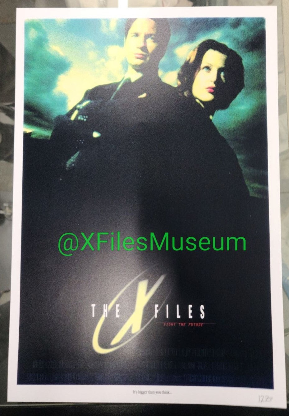 The X-Files FIGHT THE FUTURE Concept Art Print "T" 8" x 10"