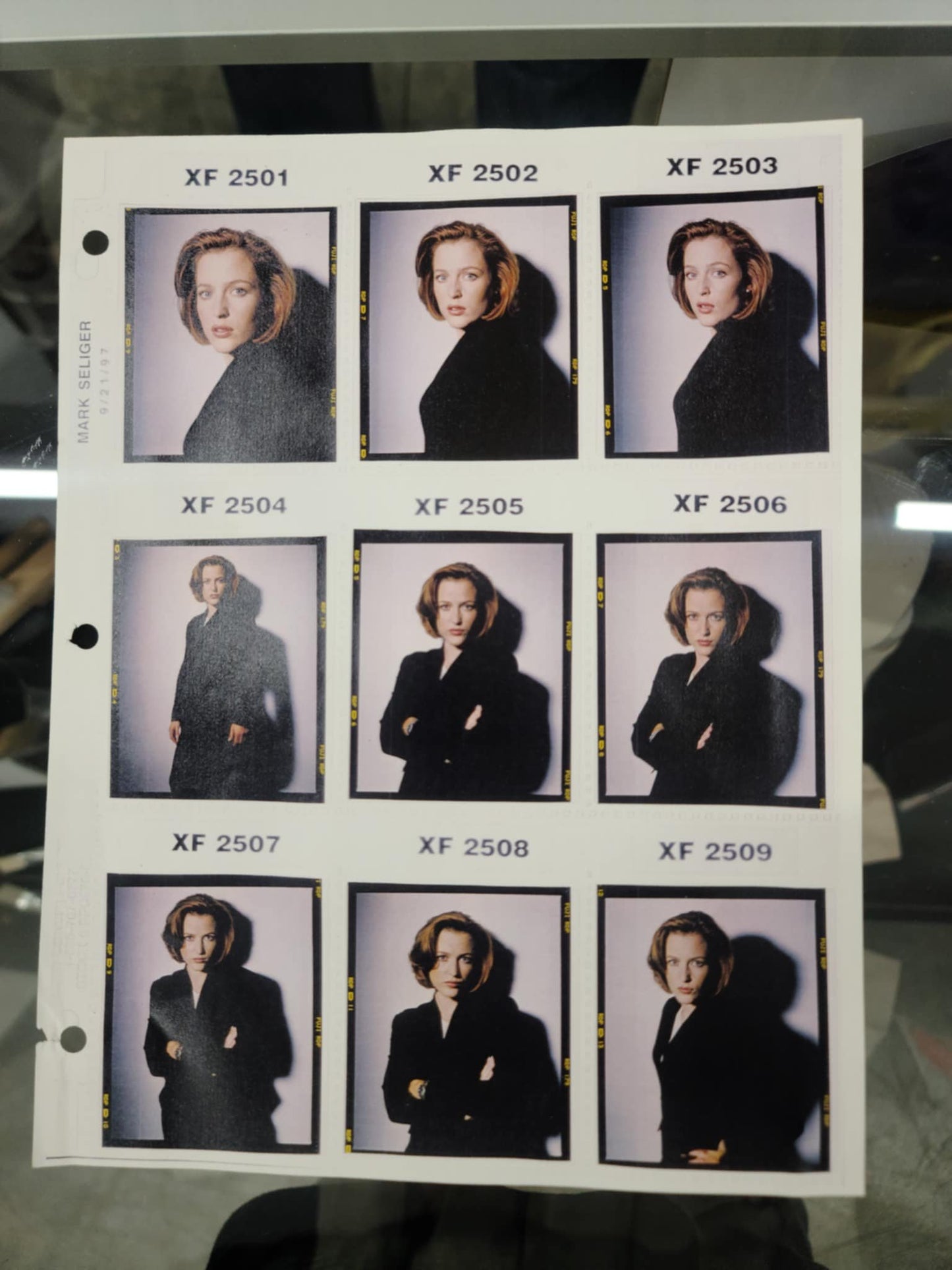 X-Files Fight The Future Photo Shoot - Mark Seliger Photographer #2501 -2509