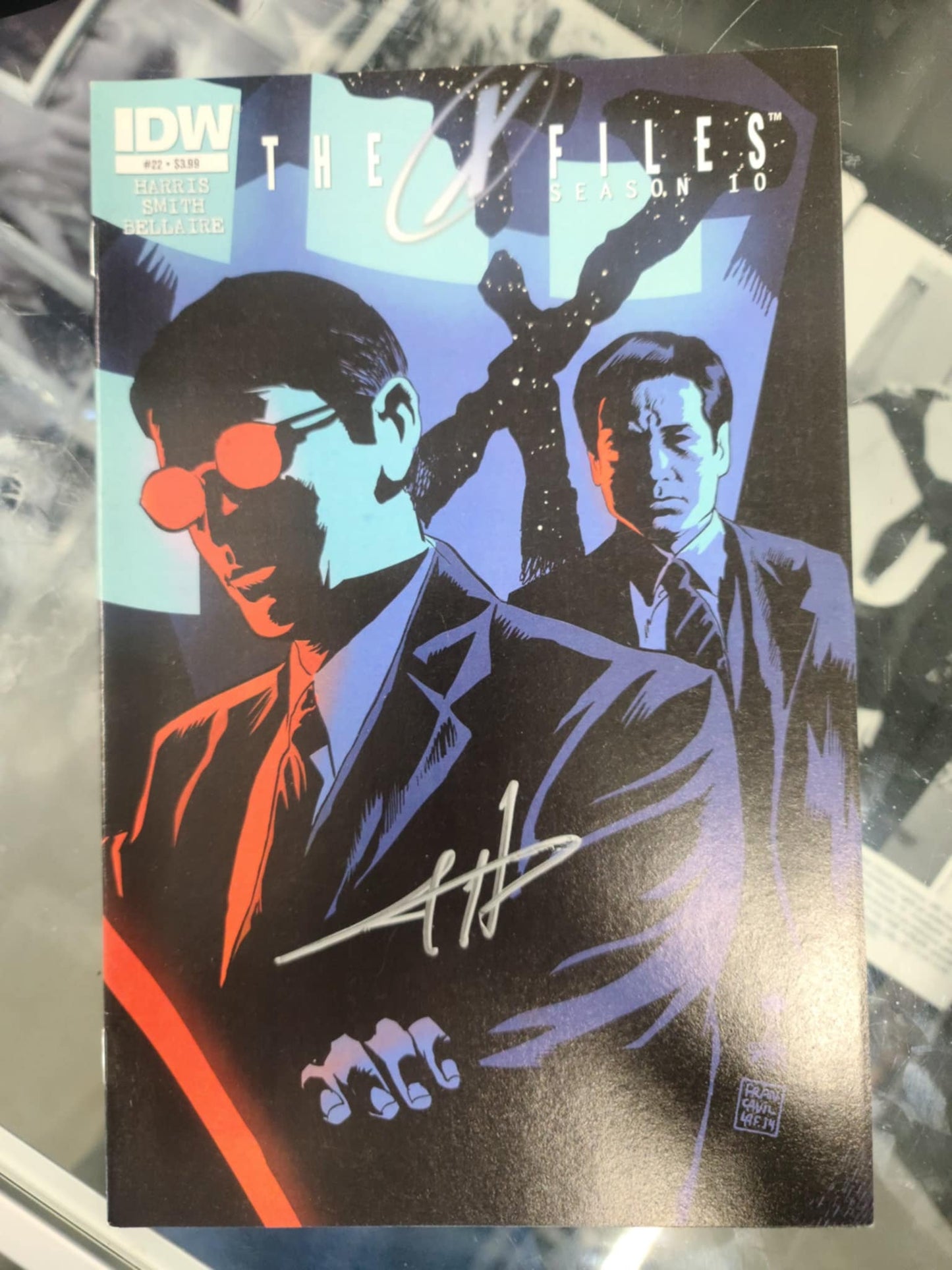 X-Files Season 10 Comic#22 - IDW - Autographed by Joe Harris