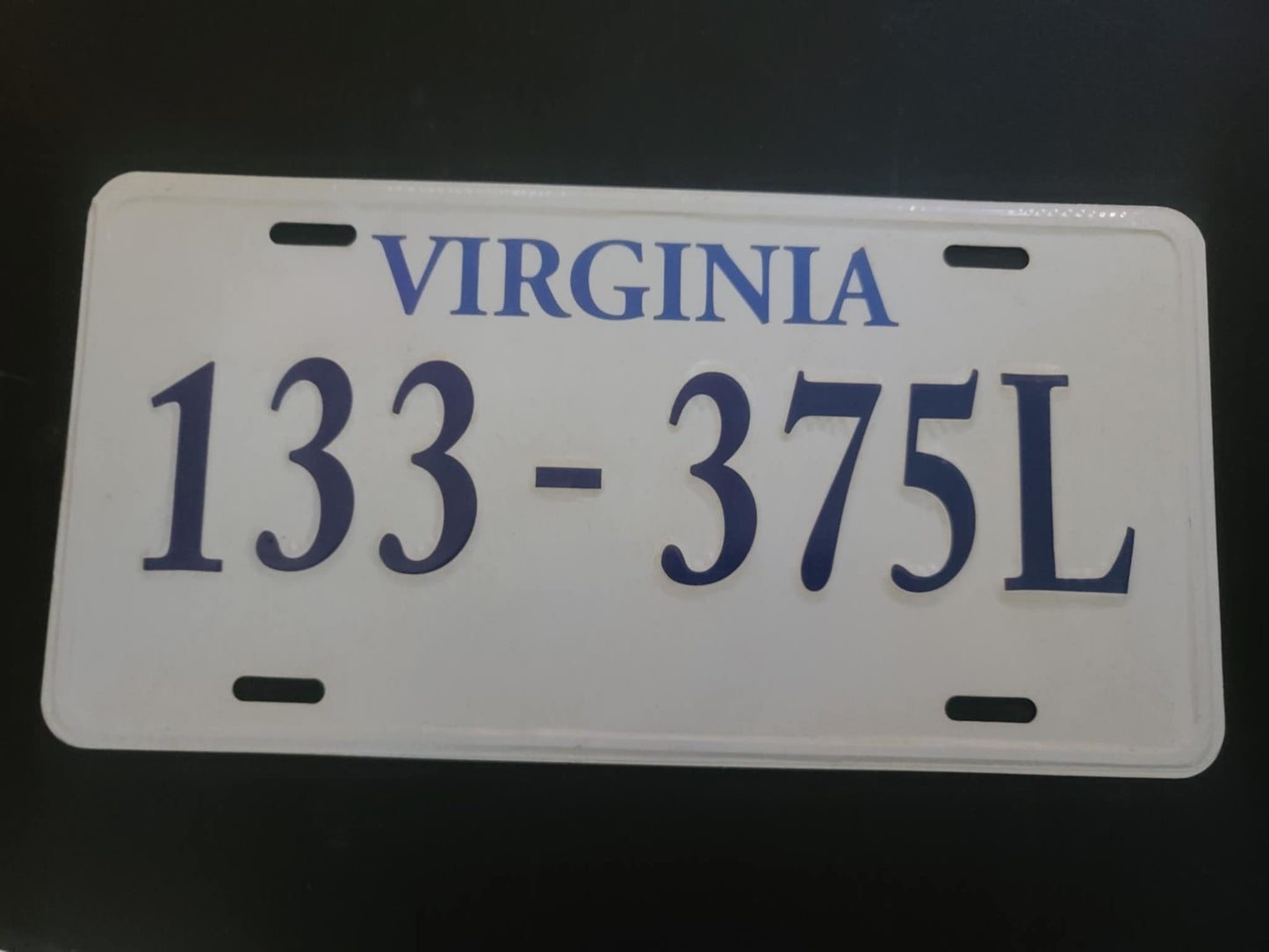 Production Used License Plate - Season 10 Episode "BABYLON"