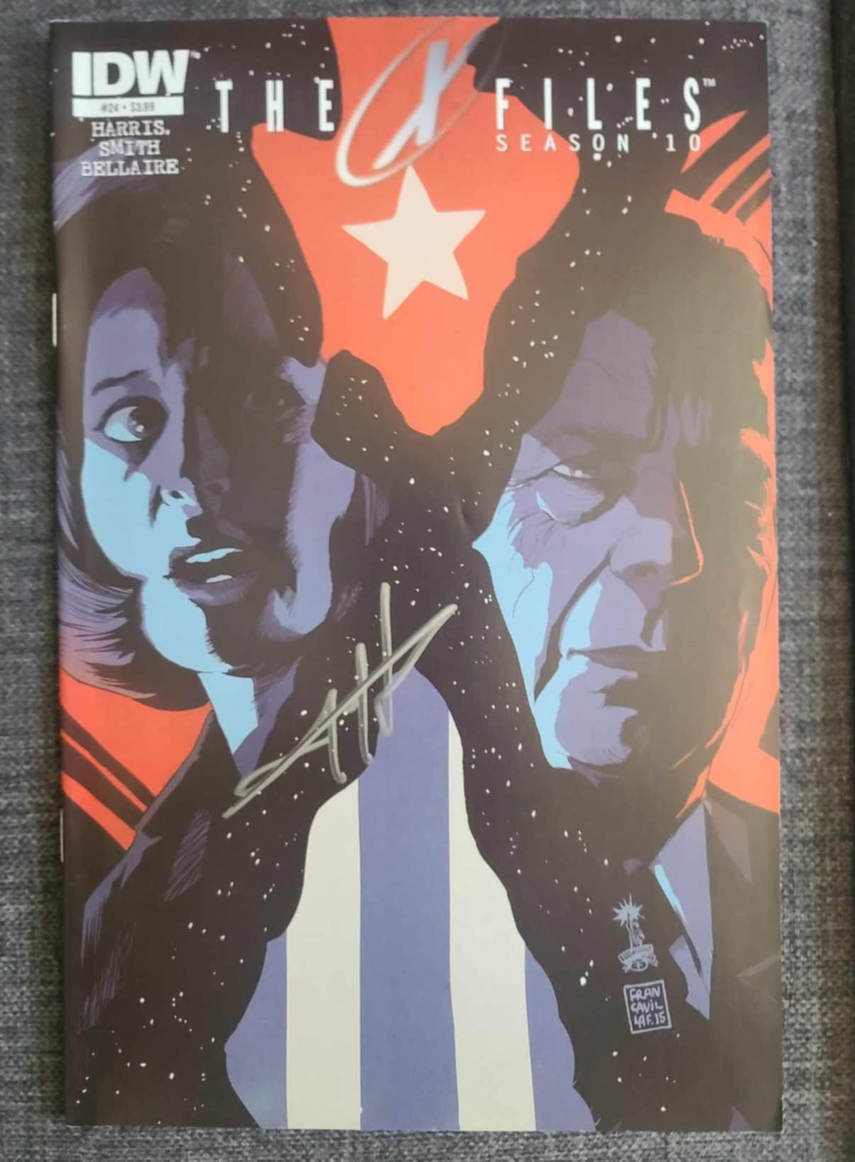 X-Files Season 10 Comic #24 - IDW - Autographed by Joe Harris