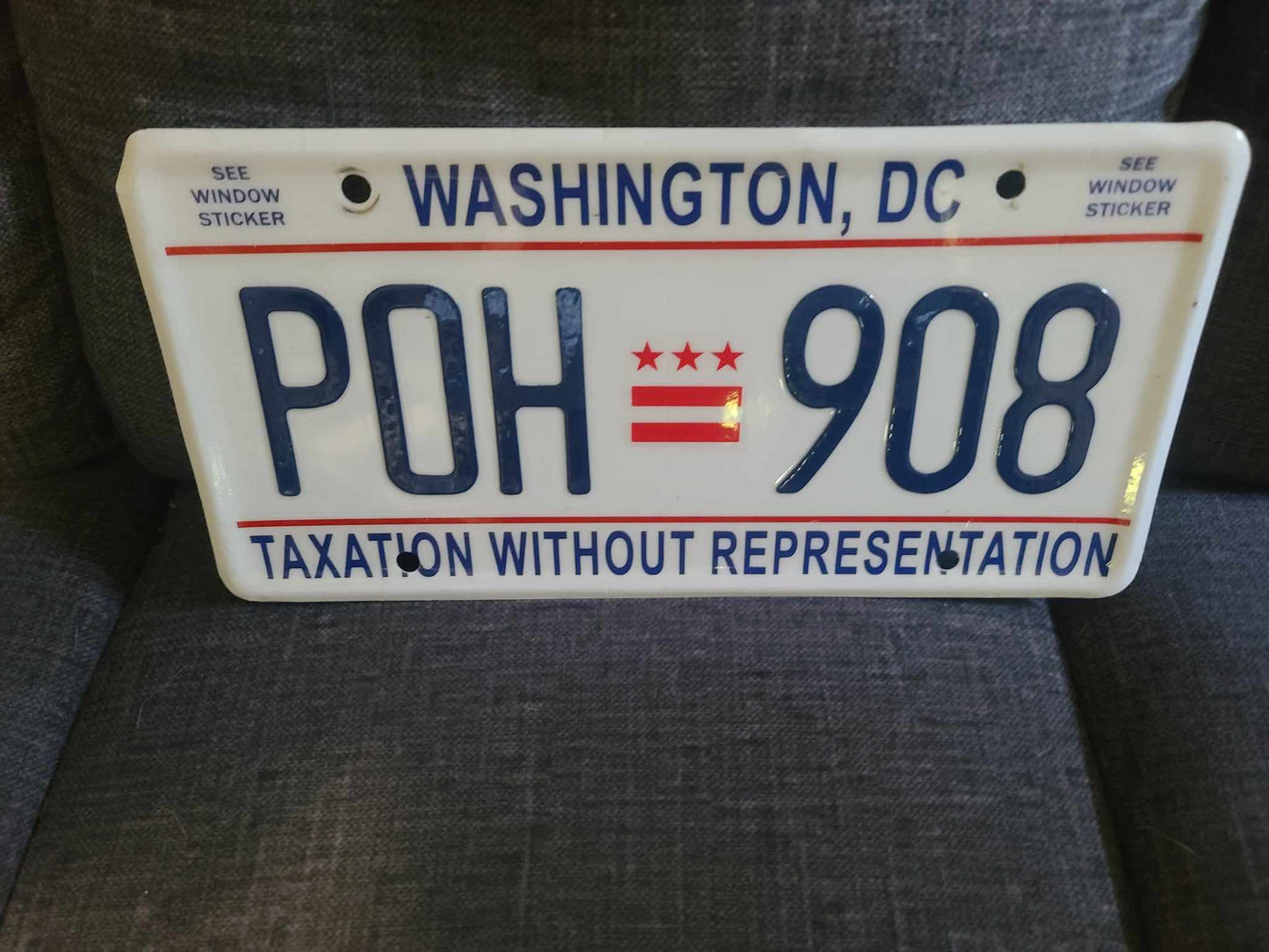 Production Used License Plate - Season 10