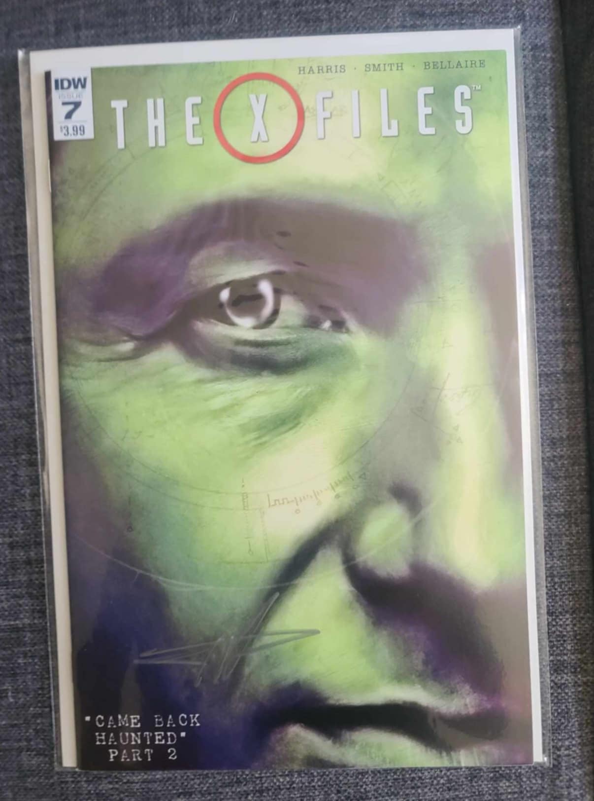 X-Files Comic #7 - IDW - Autographed by Joe Harris