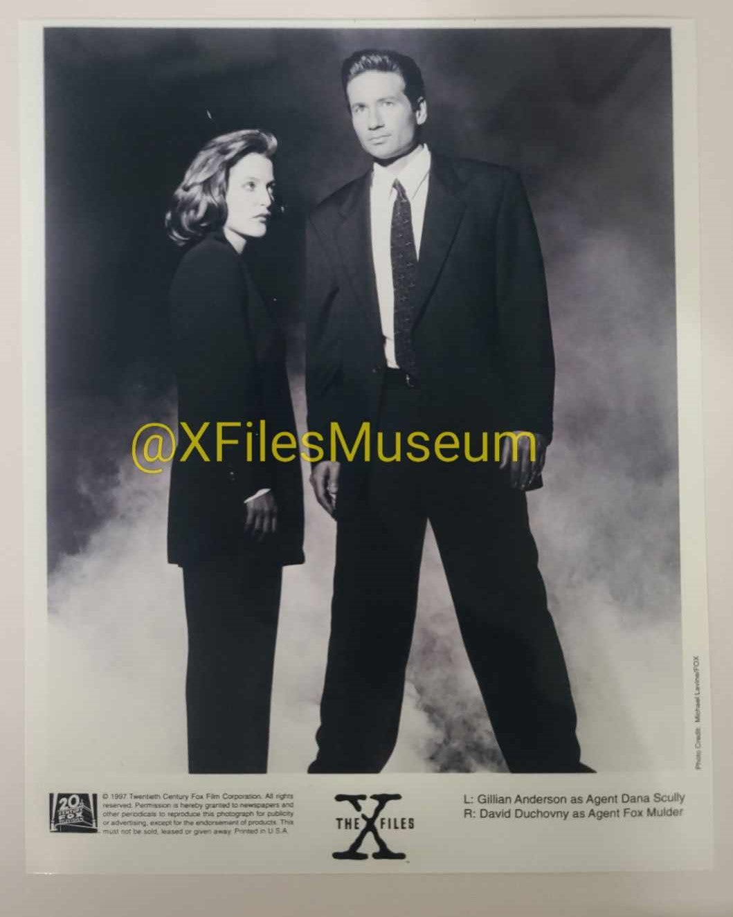 Gillian Anderson, David Duchovny 1997 Press Photo 8" x 10"