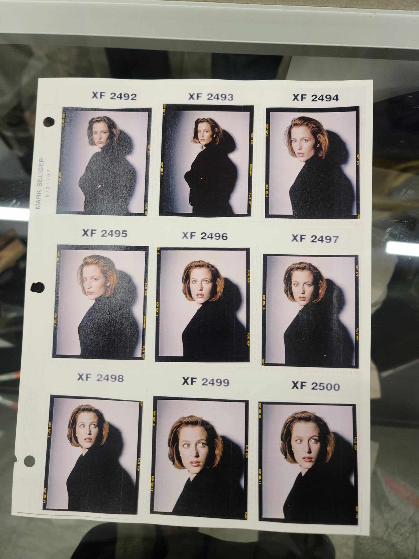 X-Files Fight The Future Photo Shoot - Mark Seliger Photographer #2492 -2500