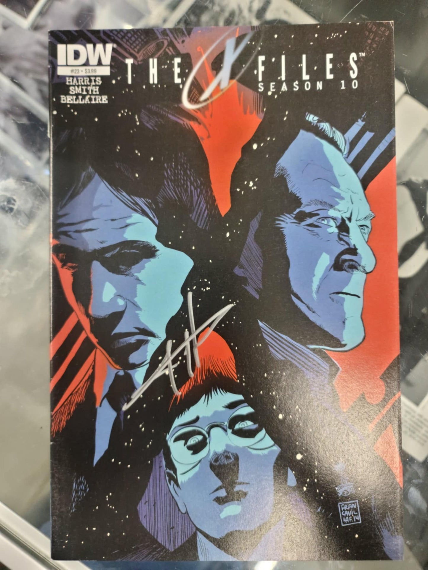 X-Files Season 10 comic #23 - IDW - Autographed by Joe Harris