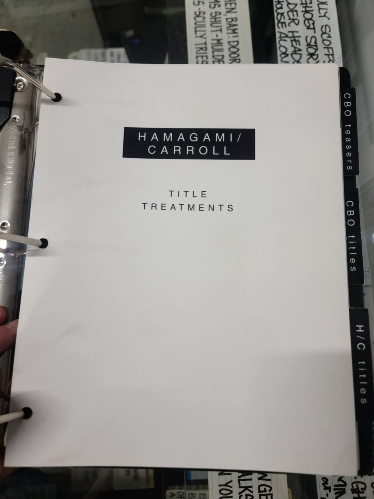 FIGHT THE FUTURE Textiles and Treatments Concept Binder