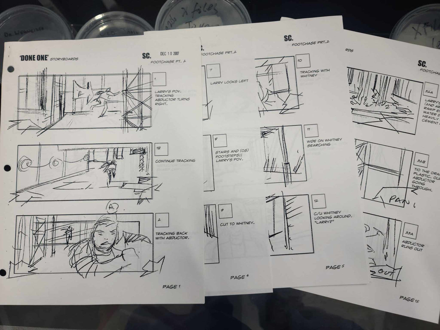Production Storyboard Cards Copy- "I Want To Believe"
