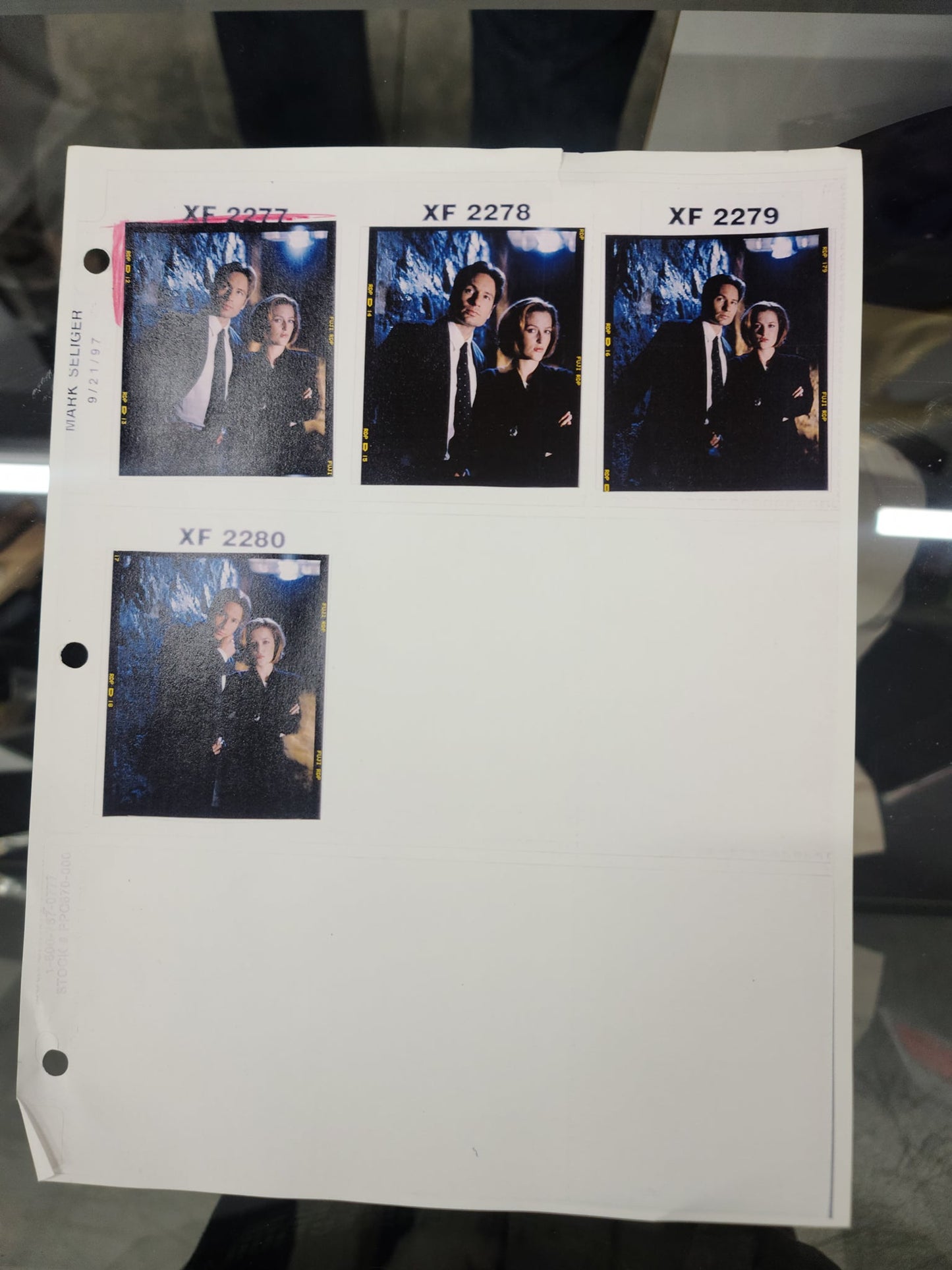 X-Files Fight The Future Photo Shoot - Mark Seliger Photographer #2277-2280