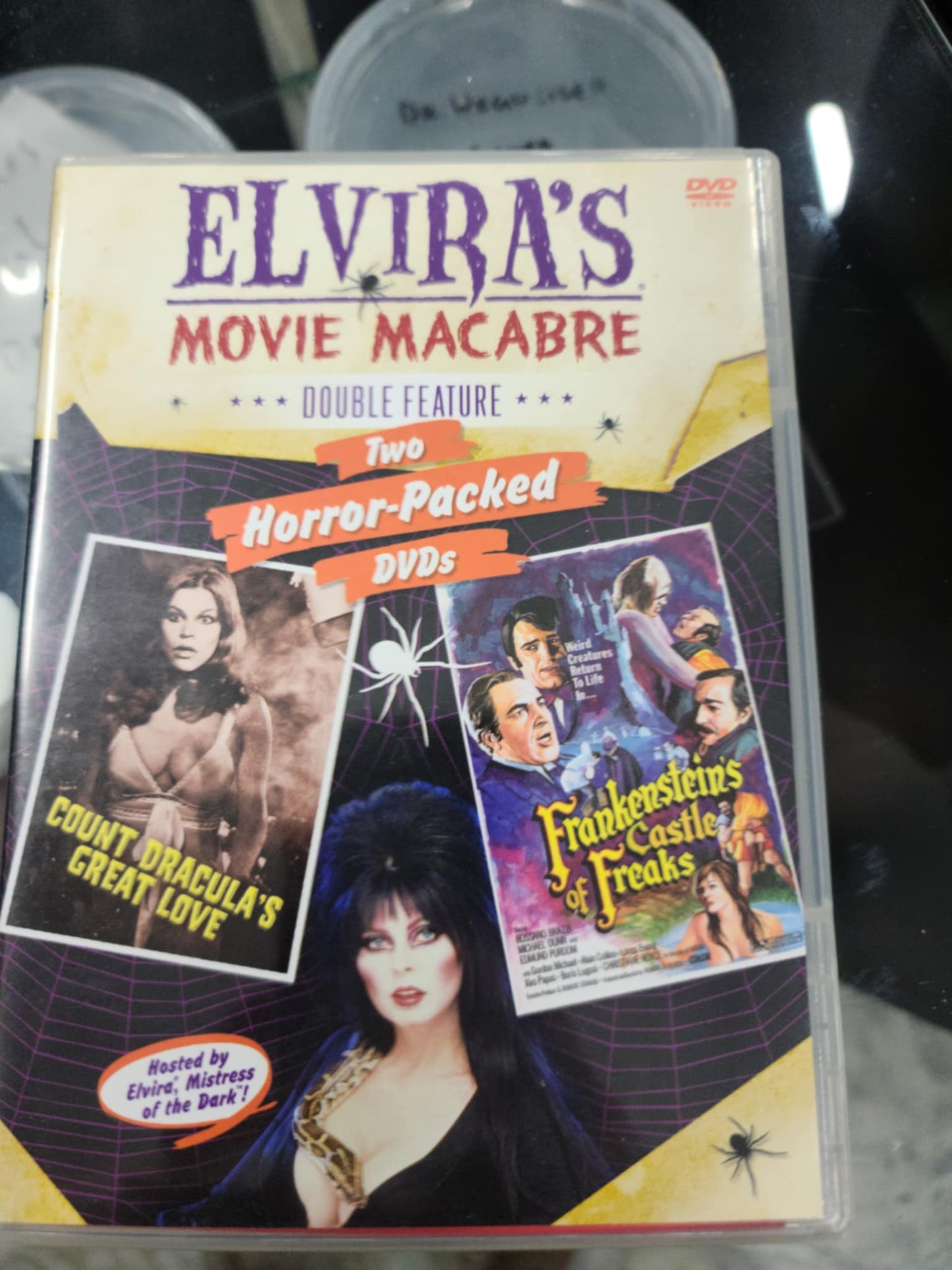 Elvira Movie Macabre -Count Dracula's Great Love & Frankenstein's Castle of Freaks-  Horror