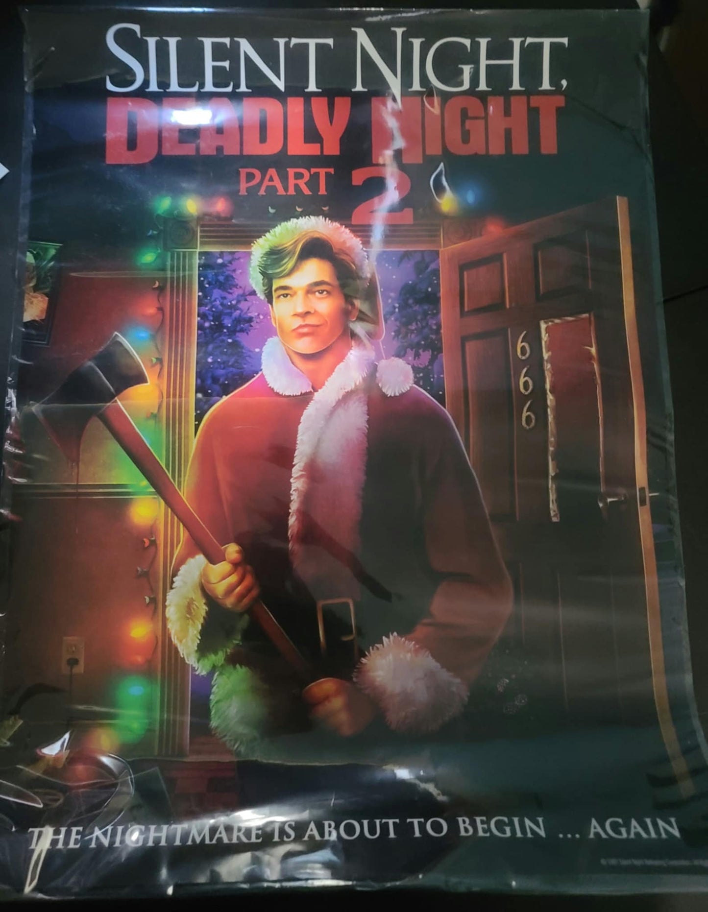 SILENT NIGHT DEADLY NIGHT -Scream/Shout Factory Limited Blu-ray and 4K Release Poster -Horror