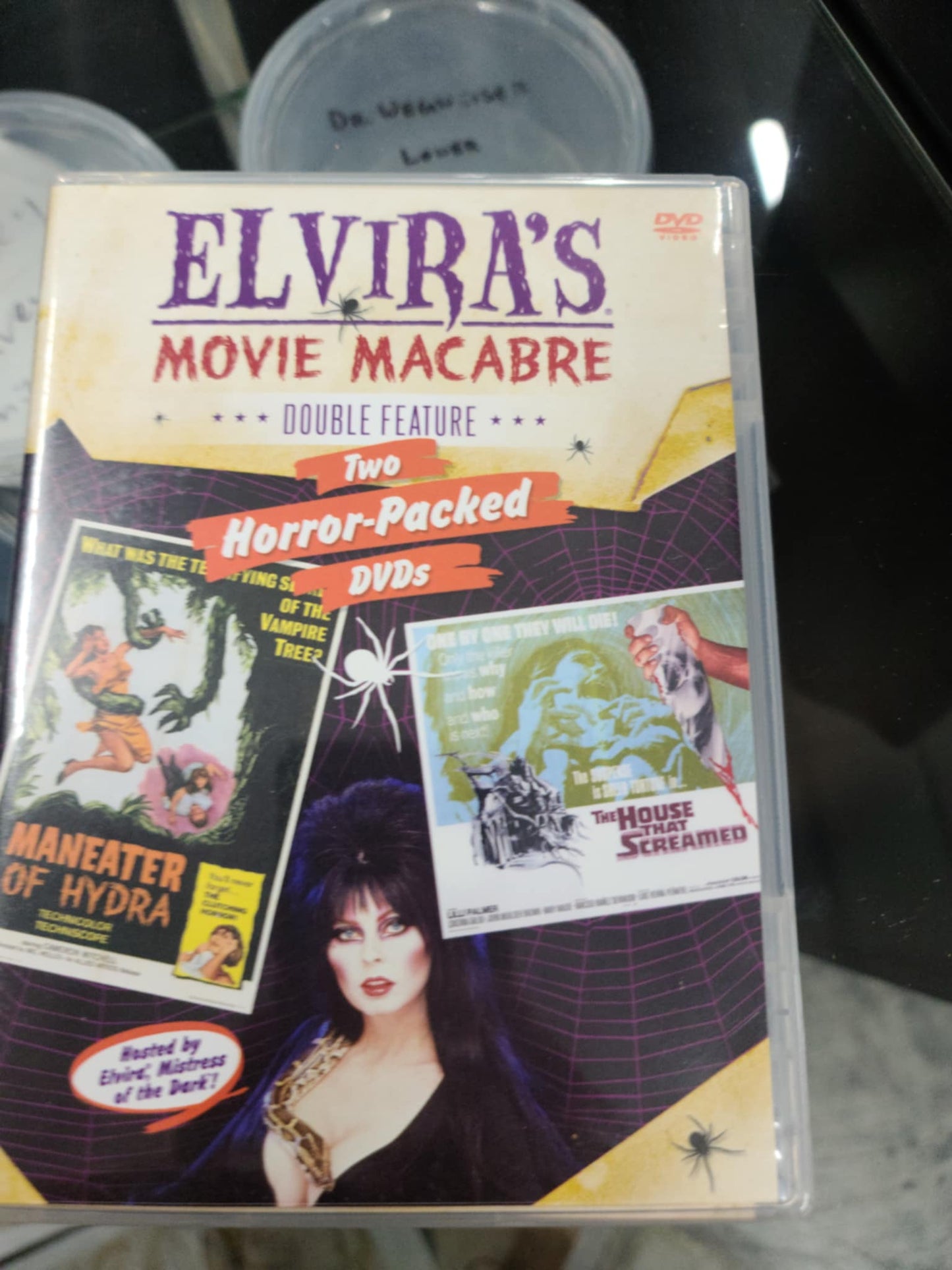 Elvira Movie Macabre -Maneater of Hydra & The House That Screamed-  Horror