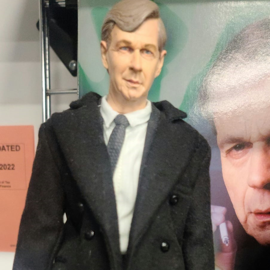 CSM Sideshow Figure , Black Trench coat -Loose