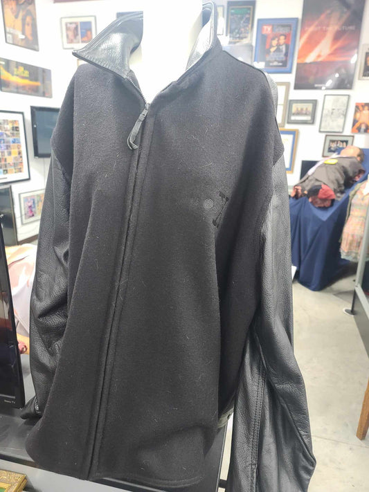 The X-Files Wool and Leather Crew Jacket