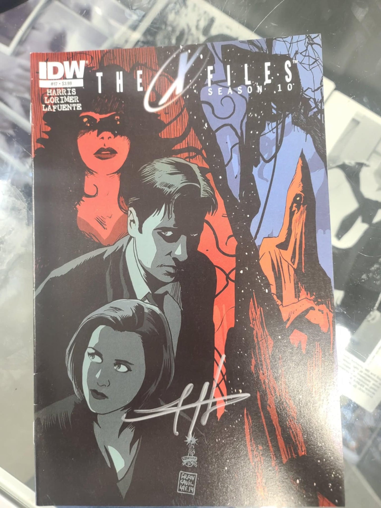X-Files Season 10 Comic #17 - IDW - Autographed by Joe Harris