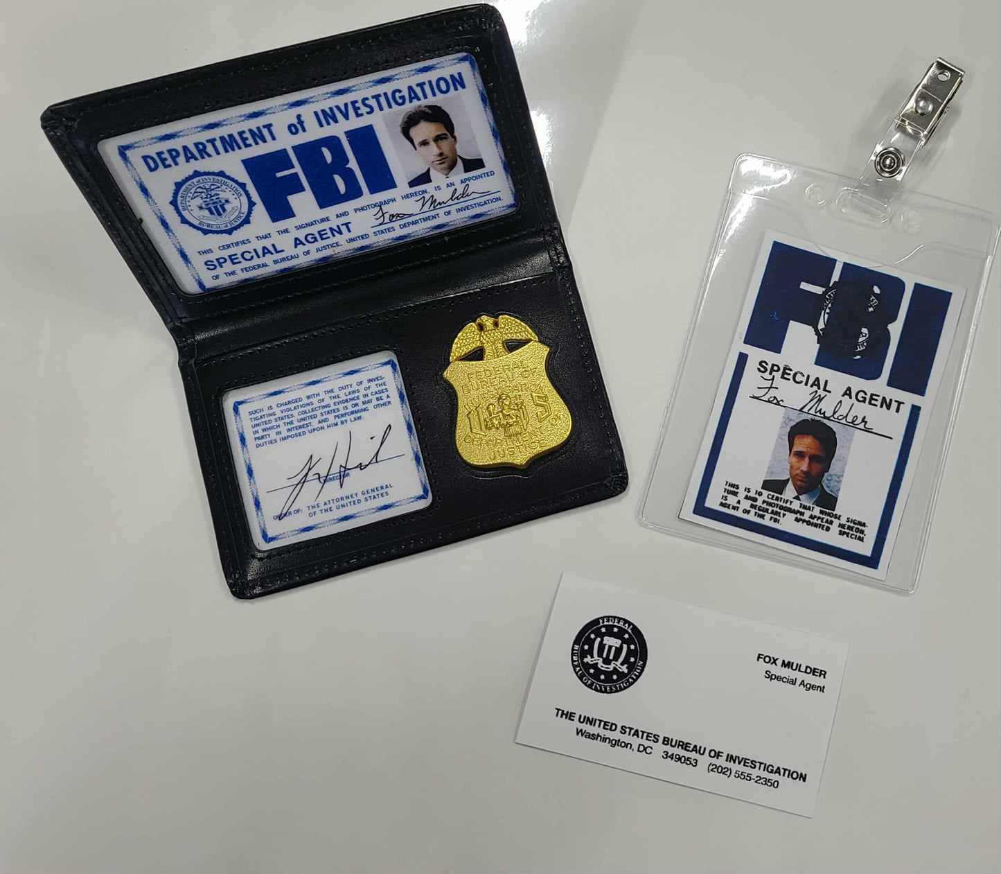 X-Files - Complete Fox Mulder FBI cosplay set