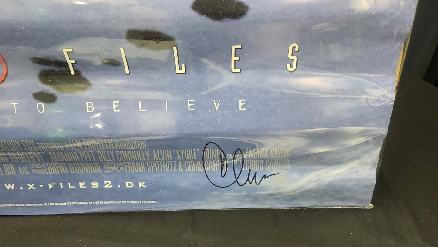 *X-Files-IWTB X-Files Movie Poster - Autographed by Chris Carter