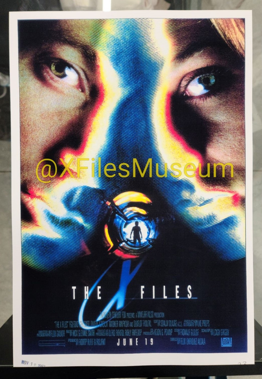 The X-Files FIGHT THE FUTURE Concept Art Print "I" 8" x 10"