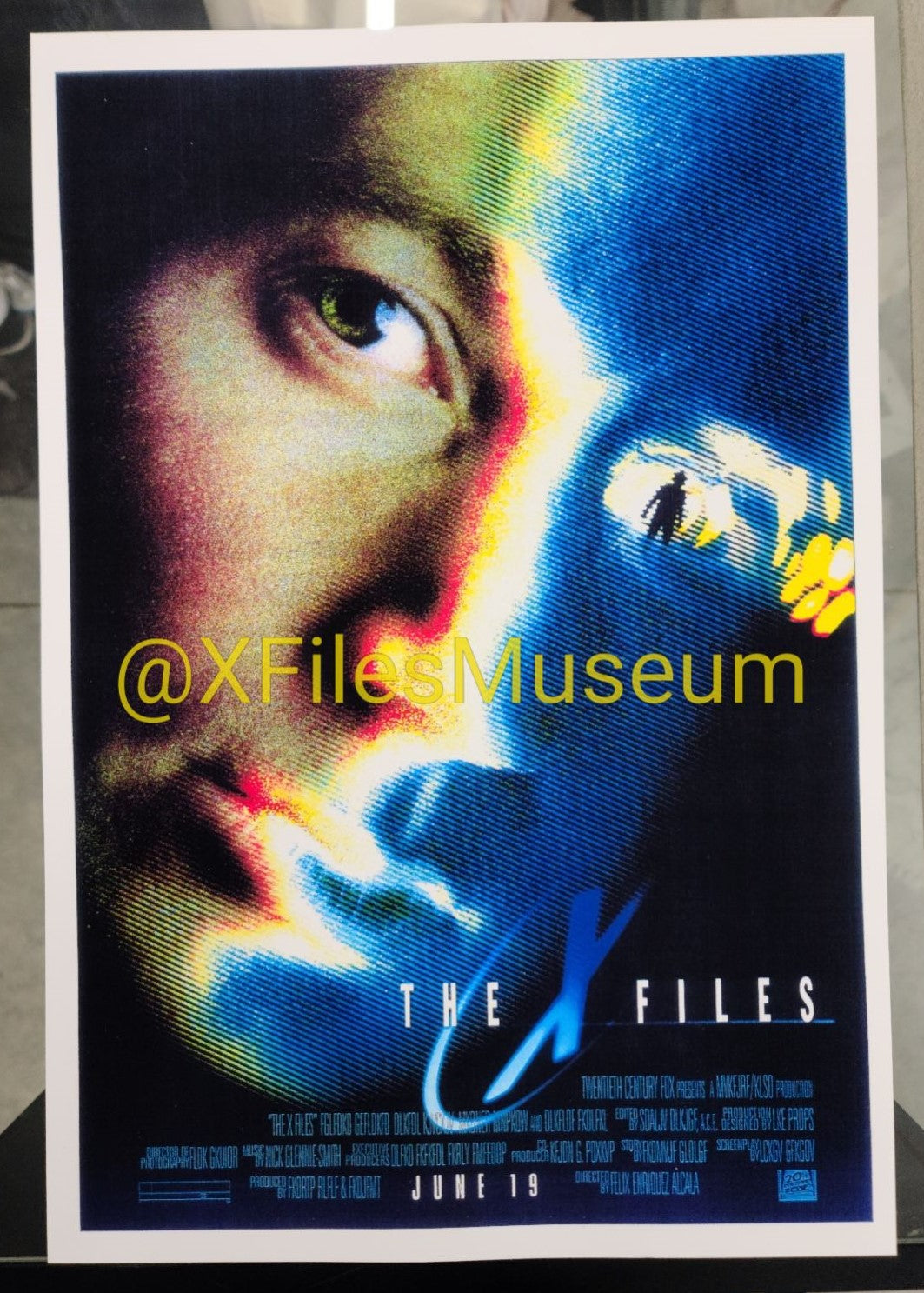 The X-Files FIGHT THE FUTURE Concept Art Print "K" 8" x 10"