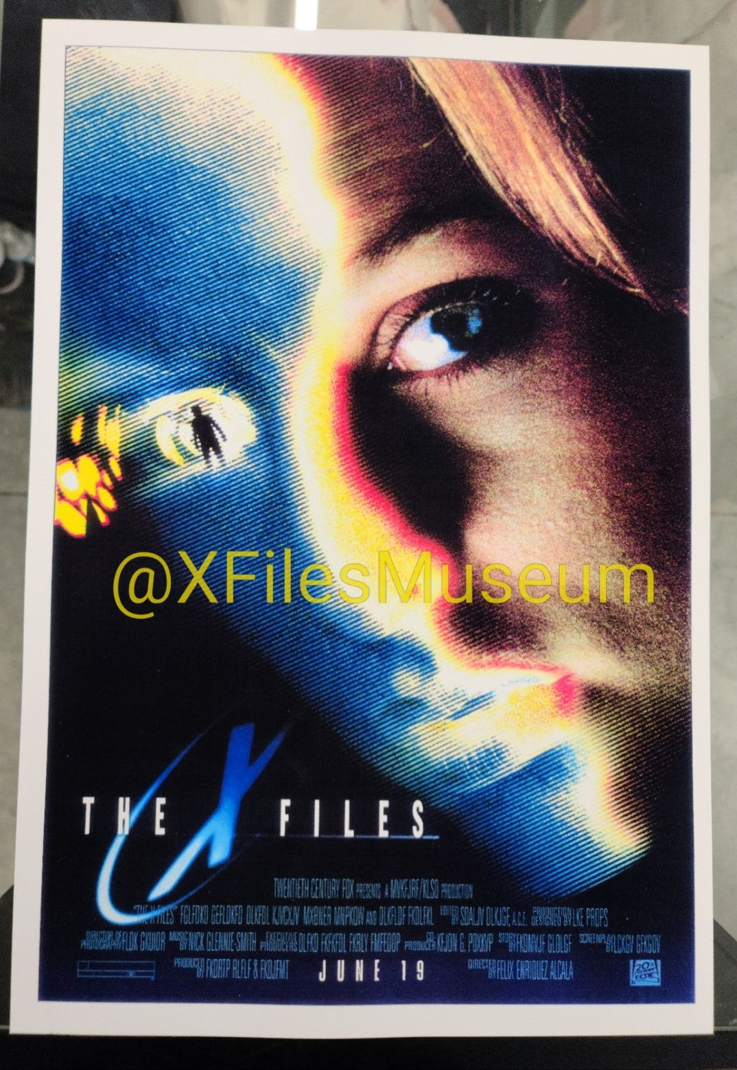 The X-Files FIGHT THE FUTURE Concept Art Print "J" 8" x 10"