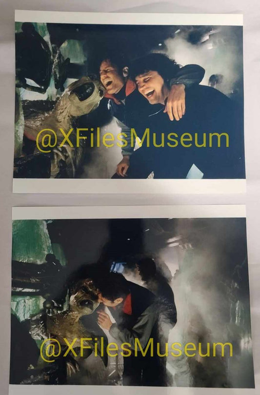 "Fight the Future" -BTS- Rob Bowman,  David Duchovny (8x10 pack) #1