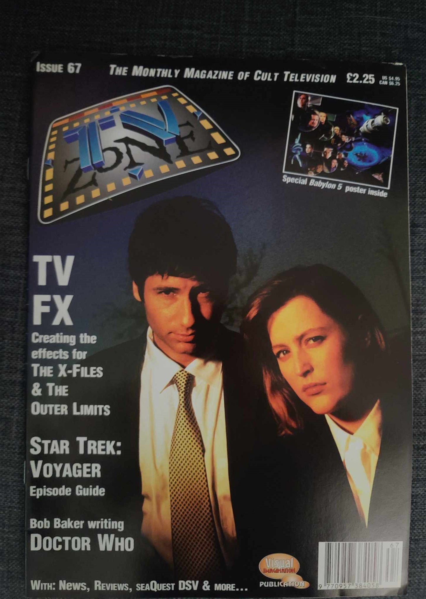 TV Zone -Issue 67 - David Duchovny, Gillian Anderson Cover - X-Files